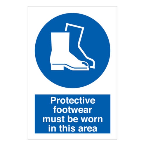Protective Footwear Must Be Worn In This Area Sign (30060V)